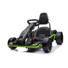 Gokart Fast 3 Drift na akumulator dla dzieci Czarny + Funkcja driftu + Silniki 2x150W + Radio LED + Pasy
